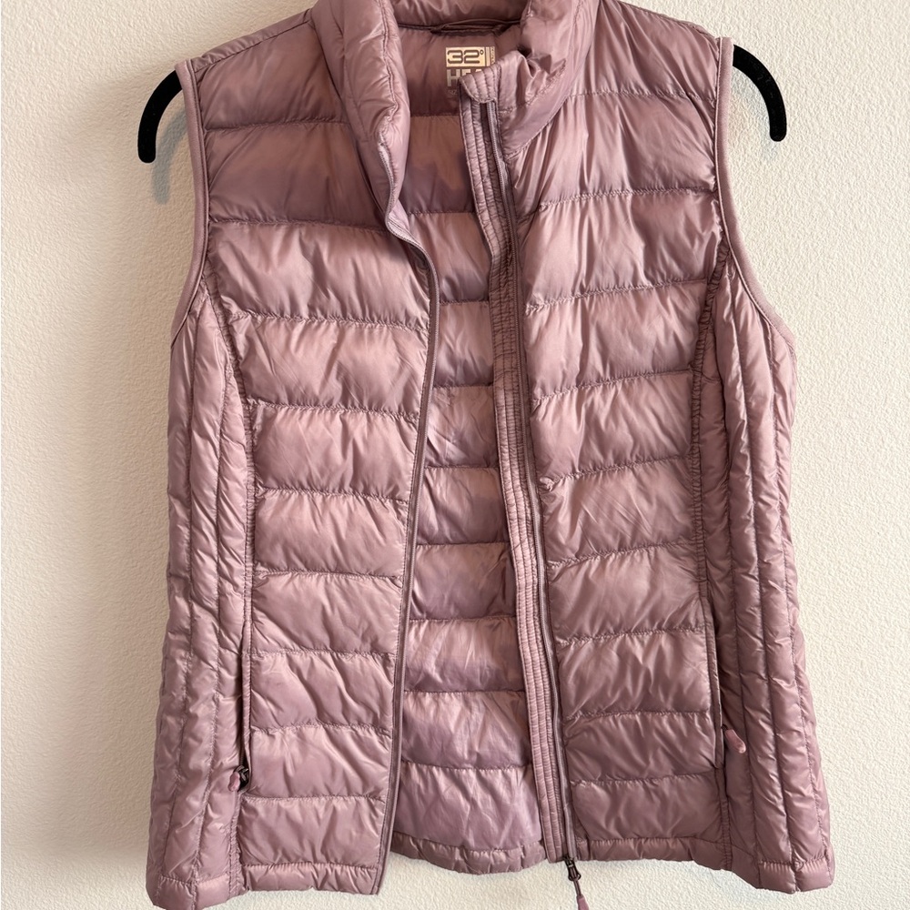 32 Degrees Light Purple Puffer Vest